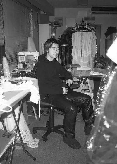 Portrait of Japanese clothing brand beauty:beast designer Takao Yamashita - known for avant-garde designs 