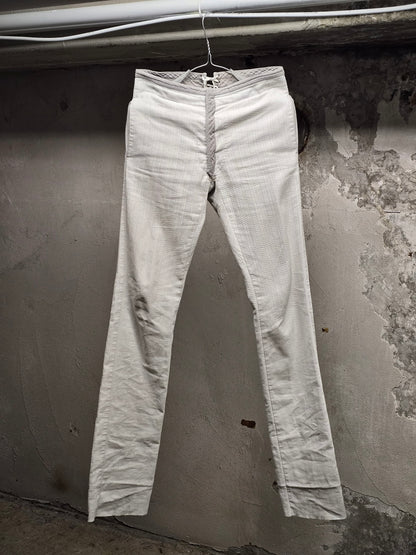 Carol Christian Poell SS02 "Traditional Escape" 'PM/1602MOVE' Corset Back Skinny Trousers