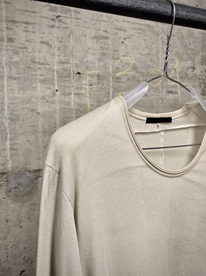 The Viridi-Anne Early 00s Overlock Garment Dyed Cotton Long-sleeves