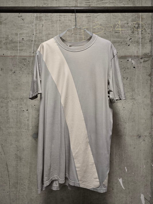 11 by Boris Bidjan Saberi AW21 'TS5' Light Grey League Stripe T-shirt