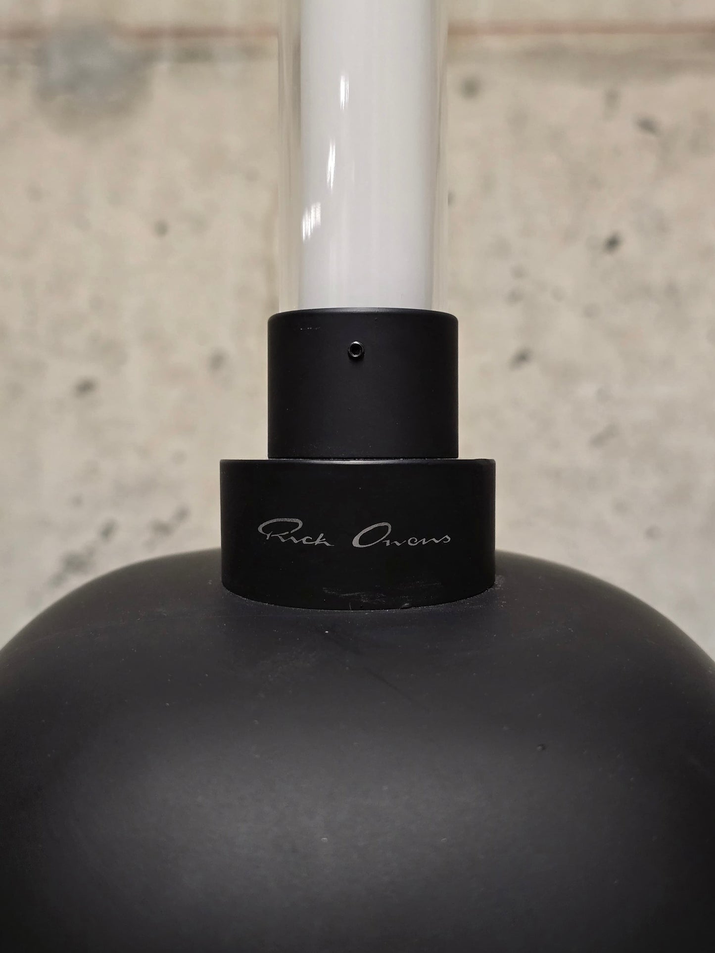 Rick Owens AW22 "STROBE" Black 'HEDJET' Helmet Lamp