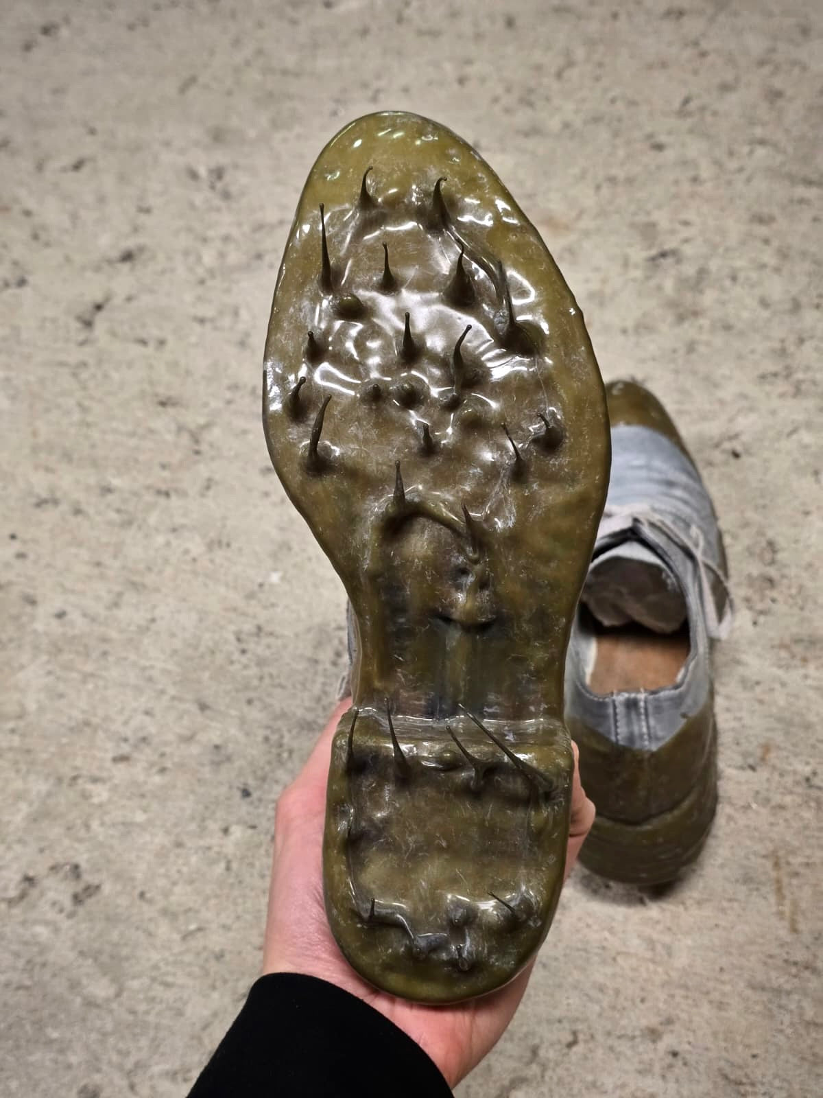 Carol Christian Poell 'AF/0900LR ROOMS-PTC/33' Object-dyed Kangaroo Leather Drip Derbies
