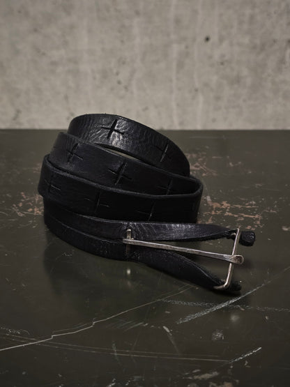 m.a+ 'EY2C GR 3.0' Y-Buckle Medium Cow Leather Belt