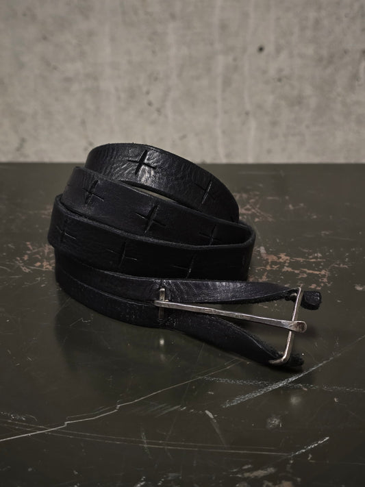 m.a+ 'EY2C GR 3.0' Y-Buckle Medium Cow Leather Belt