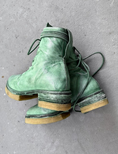 Carol Christian Poell 'AM/2609 CORS-PTC/06' Portable Paper Dart Combat Boots