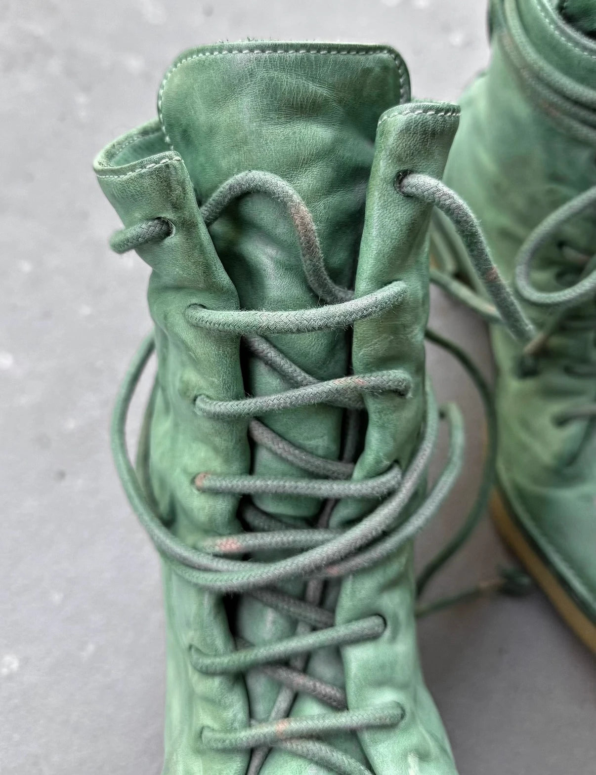 Carol Christian Poell 'AM/2609 CORS-PTC/06' Portable Paper Dart Combat Boots