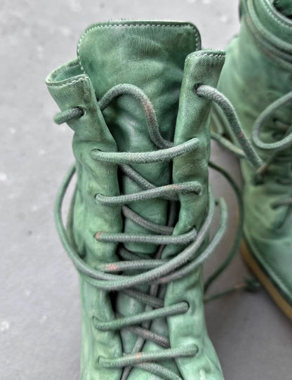 Carol Christian Poell 'AM/2609 CORS-PTC/06' Portable Paper Dart Combat Boots