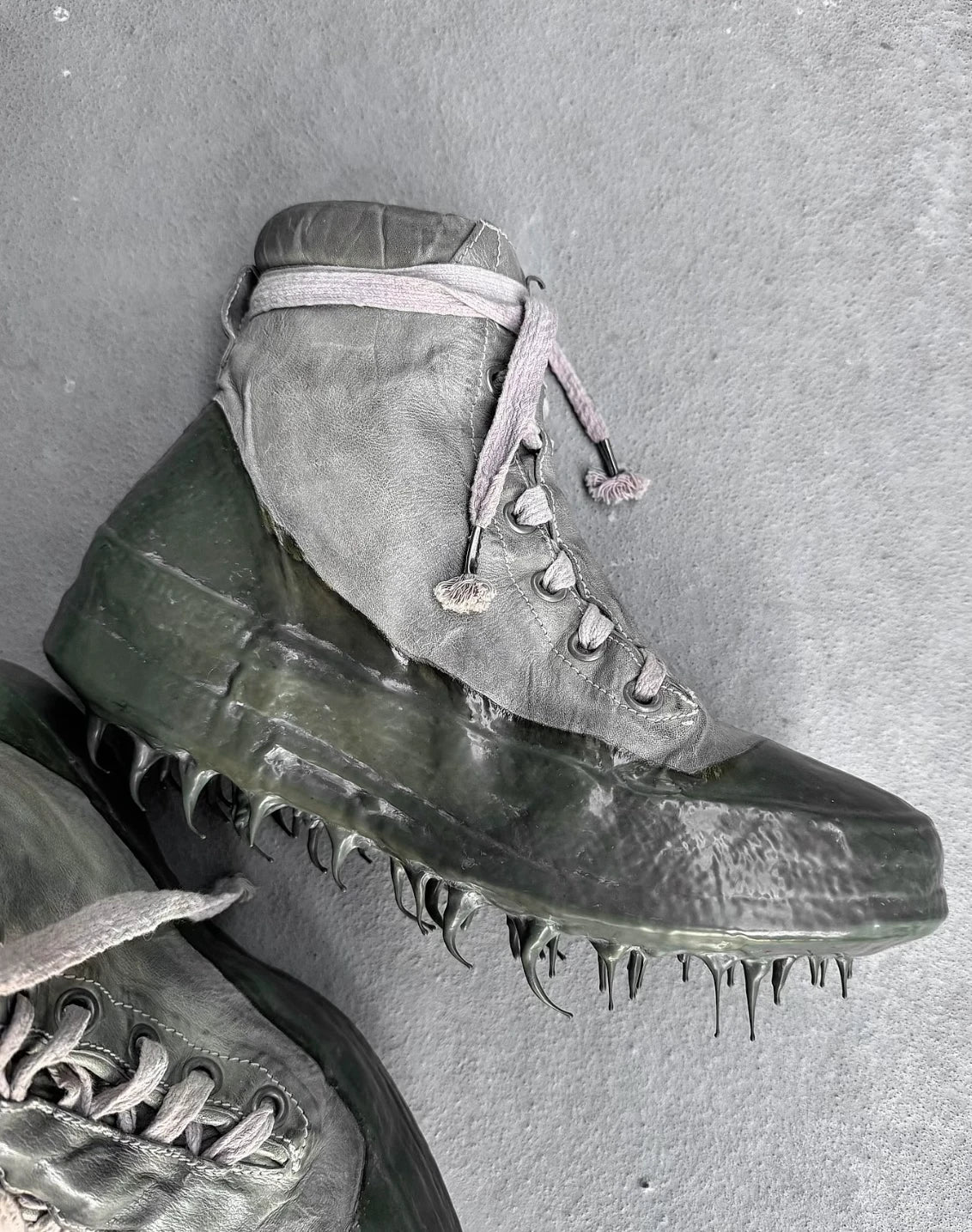 Carol Christian Poell 'AM/2524 ROOMS-PTC/33' Kangaroo Leather Drip Sneakers