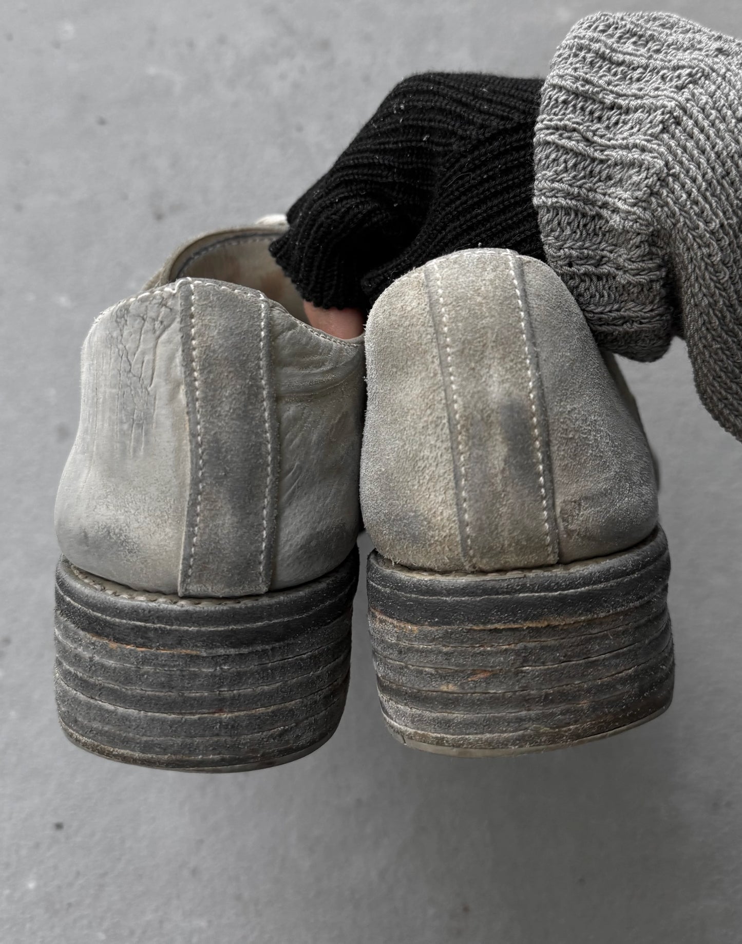 Carol Christian Poell 'AM/2600L CUBS-PTC/33' Object-dyed Horse Cordovan Leather Derbies