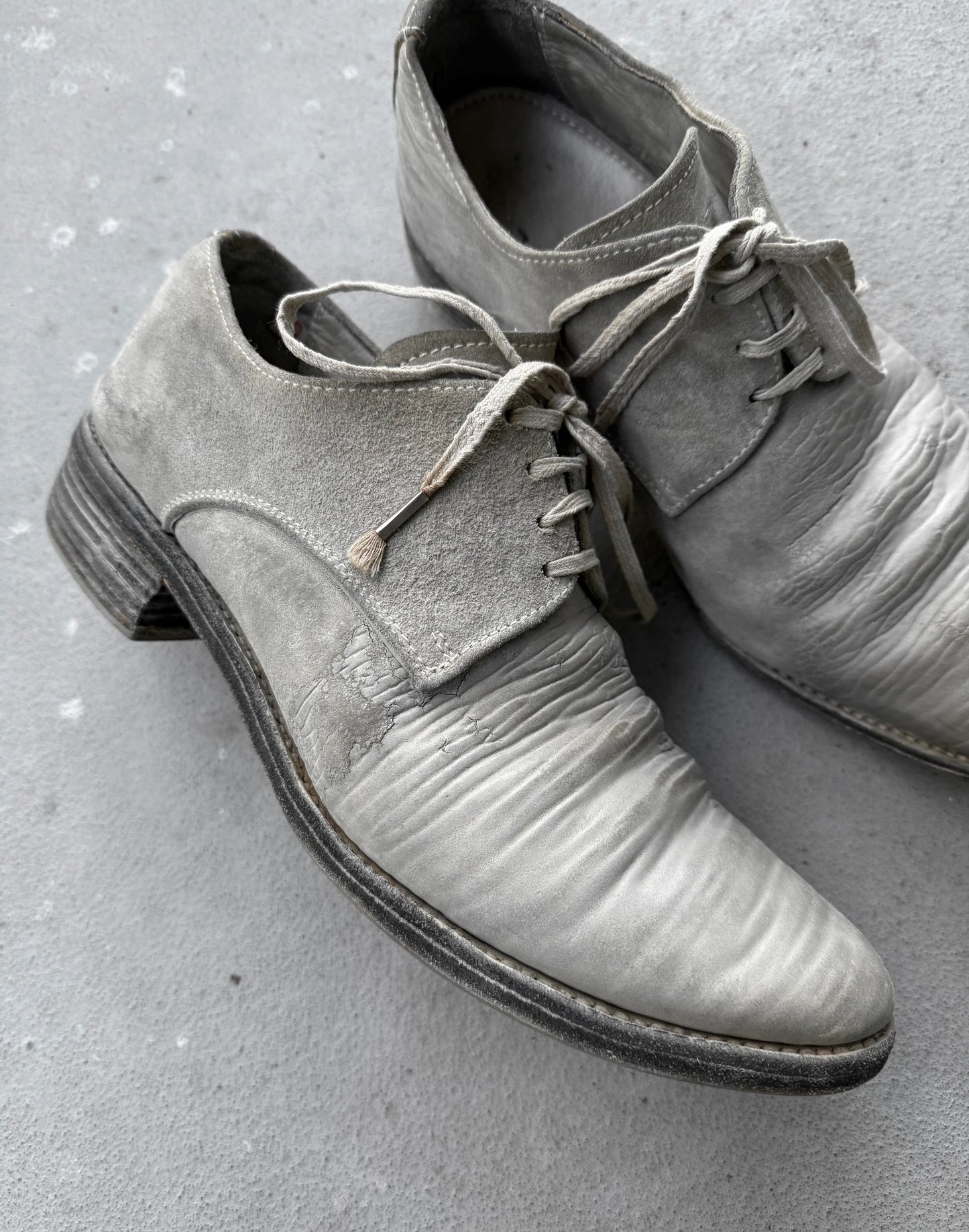 Carol Christian Poell 'AM/2600L CUBS-PTC/33' Object-dyed Horse Cordovan Leather Derbies