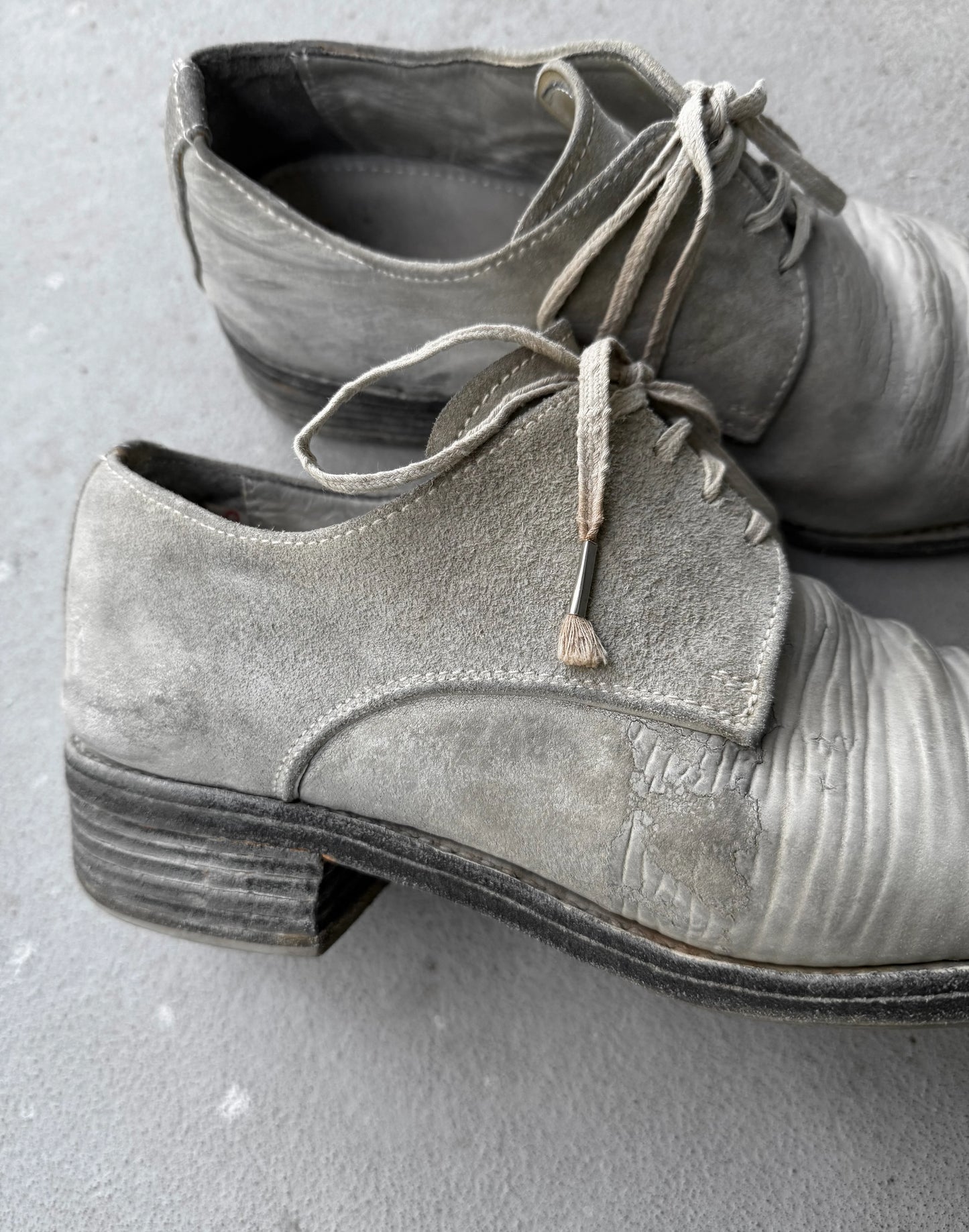 Carol Christian Poell 'AM/2600L CUBS-PTC/33' Object-dyed Horse Cordovan Leather Derbies