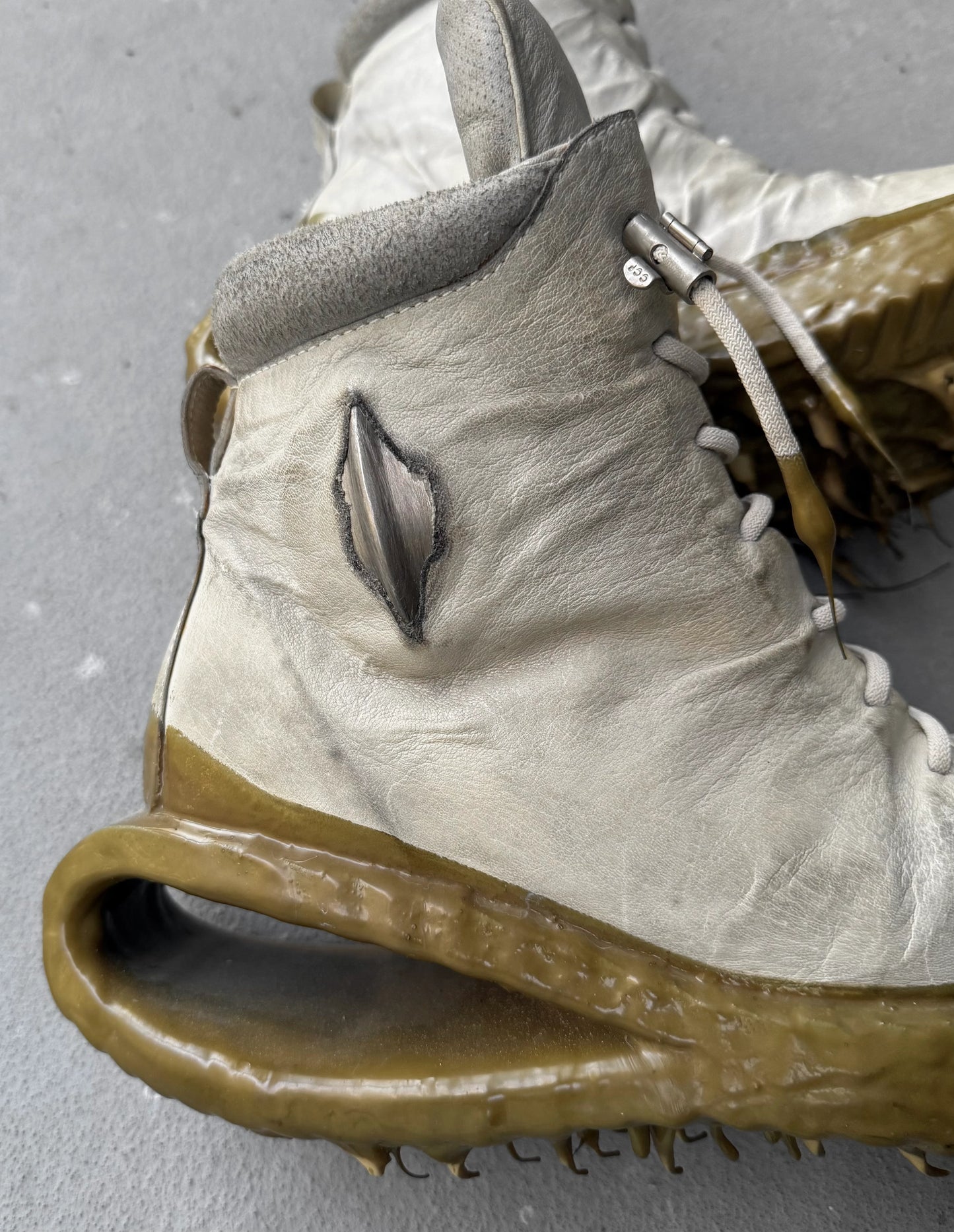 Carol Christian Poell 'AM/2694P ROOMS-PTC/33' U-Jack Prosthetic Kangaroo Leather Drip Sneakers