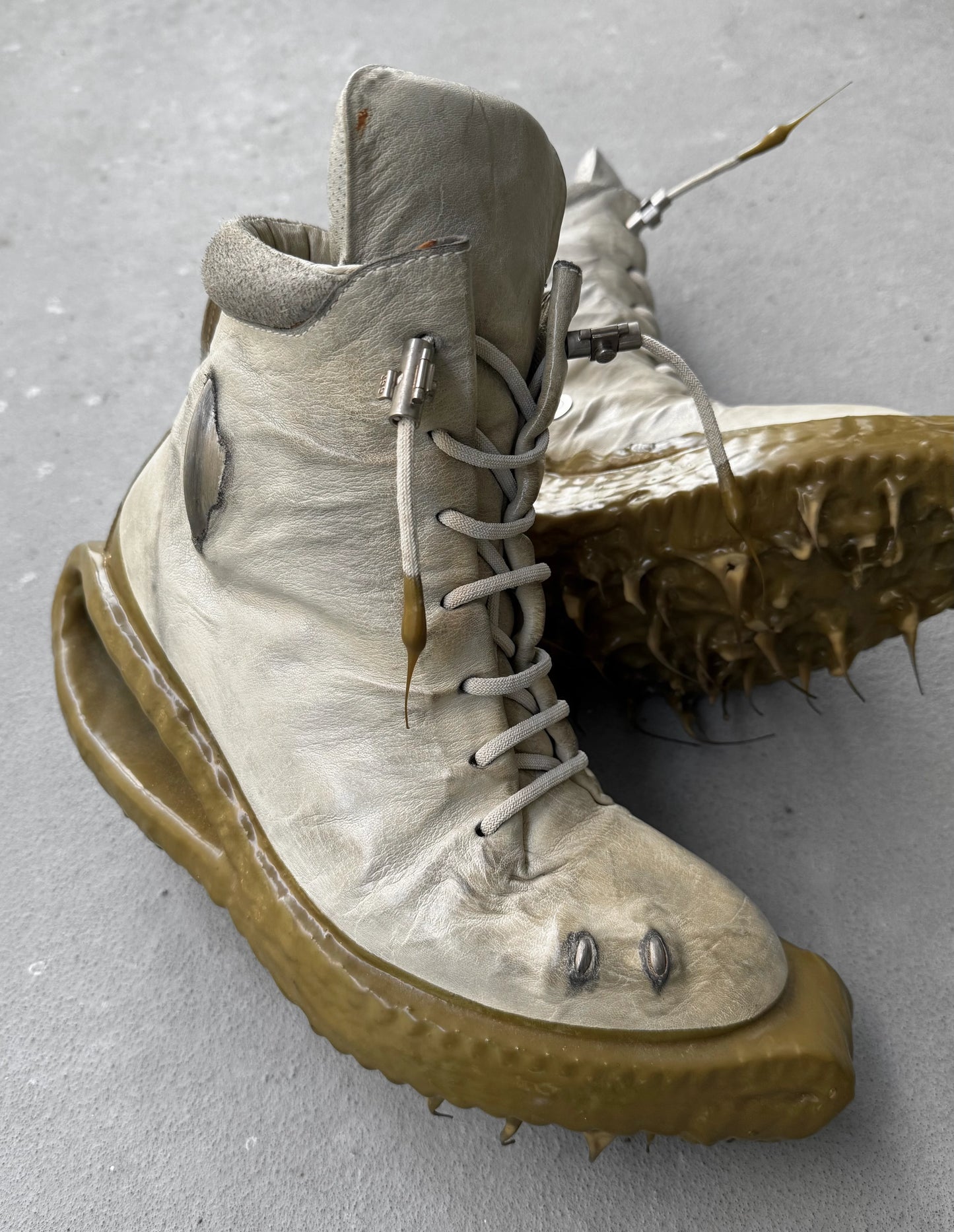 Carol Christian Poell 'AM/2694P ROOMS-PTC/33' U-Jack Prosthetic Kangaroo Leather Drip Sneakers