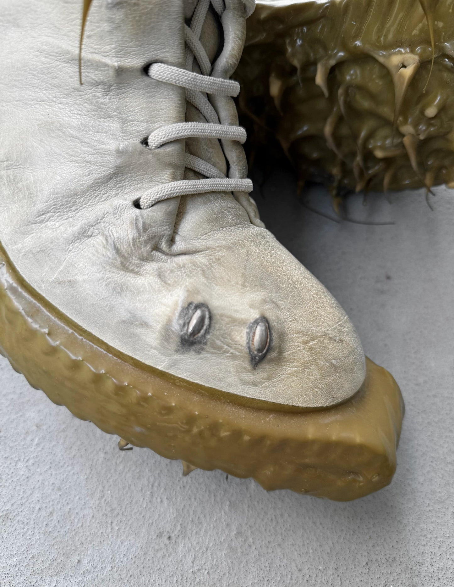 Carol Christian Poell 'AM/2694P ROOMS-PTC/33' U-Jack Prosthetic Kangaroo Leather Drip Sneakers