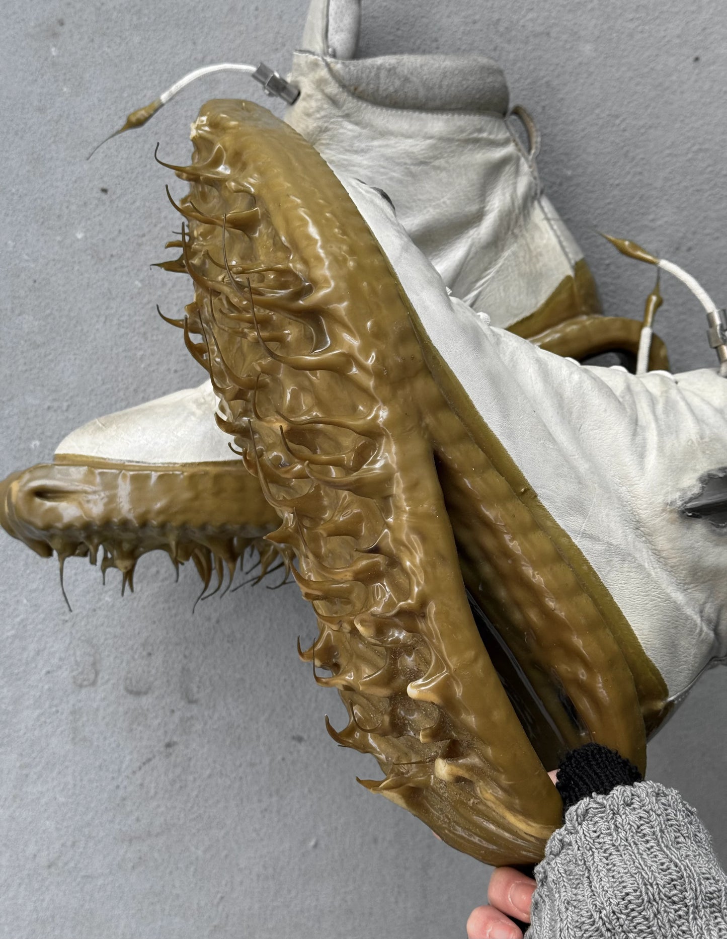 Carol Christian Poell 'AM/2694P ROOMS-PTC/33' U-Jack Prosthetic Kangaroo Leather Drip Sneakers