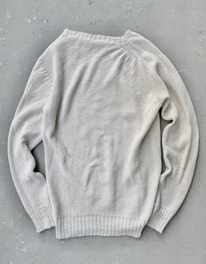 Carol Christian Poell ‘KM/2629-IN PENTASIR/1’ Seamless Round Neck Wool Knitted Sweater