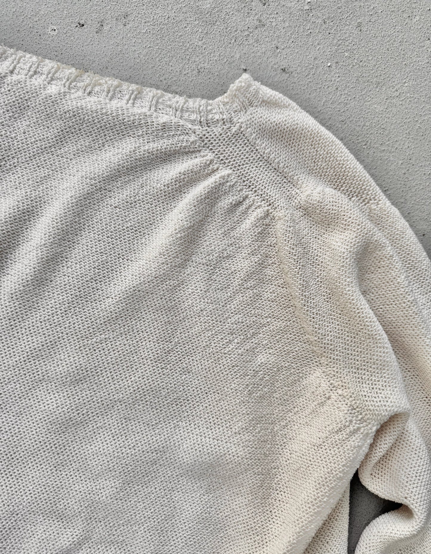 Carol Christian Poell ‘KM/2629-IN PENTASIR/1’ Seamless Round Neck Wool Knitted Sweater