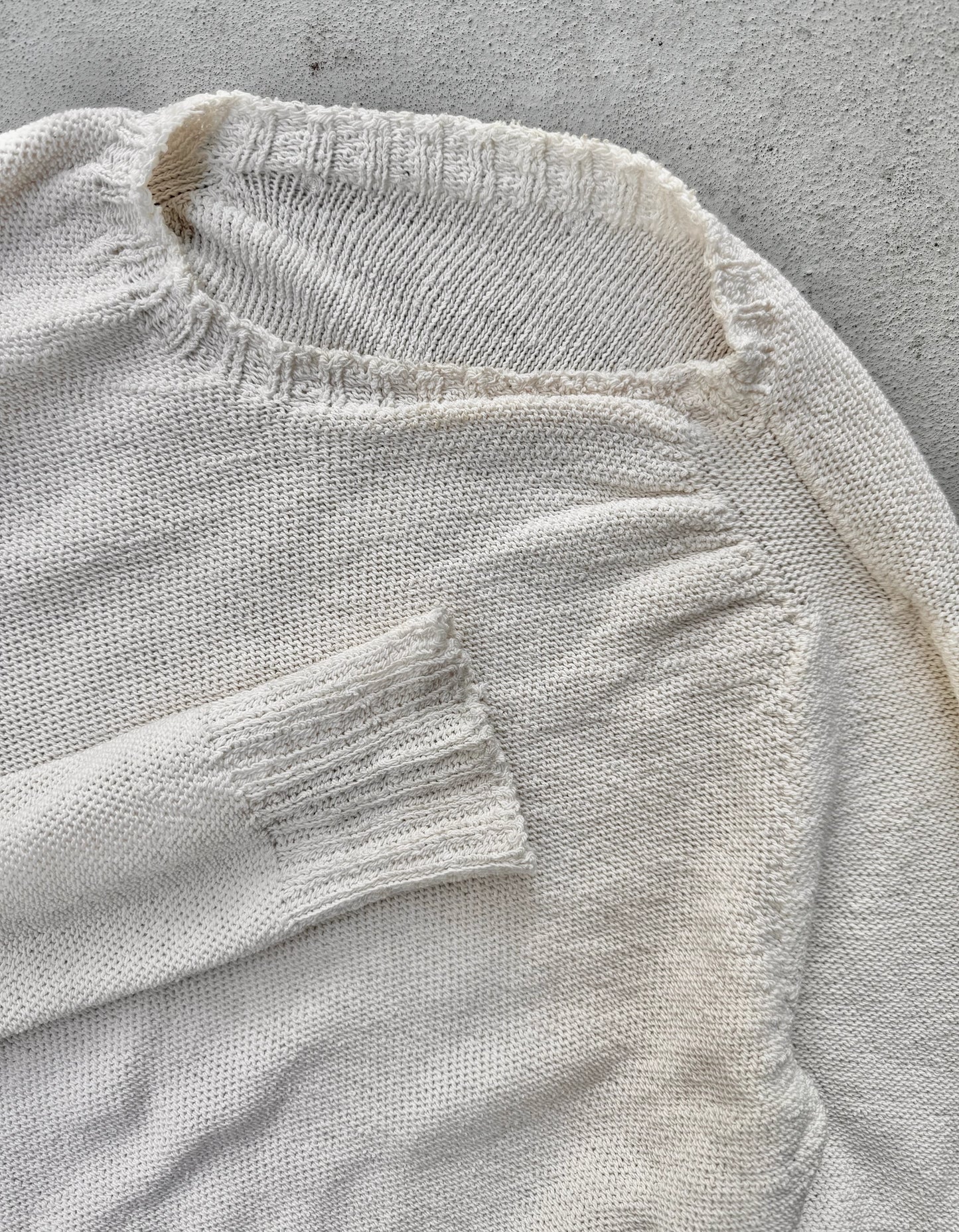 Carol Christian Poell ‘KM/2629-IN PENTASIR/1’ Seamless Round Neck Wool Knitted Sweater