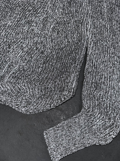 Carol Christian Poell 2010 ‘KM/2718-IN XΞNIT/3' XPOSED Reflective Knit Turtleneck Knit Sweater