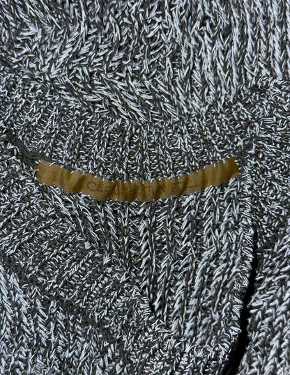 Carol Christian Poell 2010 ‘KM/2721-IN XΞNIT/3' XPOSED Reflective Sleeveless Knit Sweater