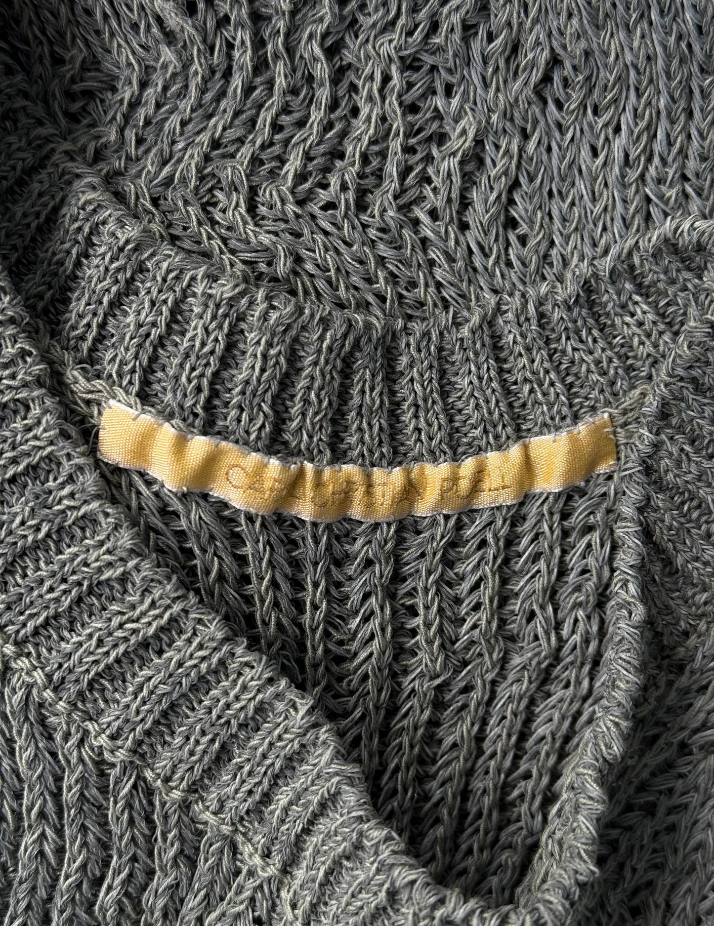 Carol Christian Poell 2010 ‘KM/2721-IN XΞNIT/3' XPOSED Reflective Sleeveless Knit Sweater