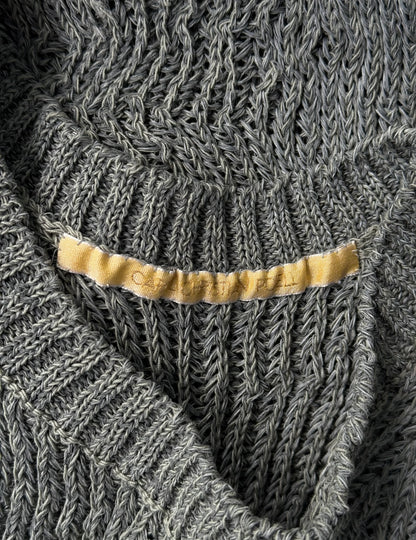 Carol Christian Poell 2010 ‘KM/2721-IN XΞNIT/3' XPOSED Reflective Sleeveless Knit Sweater