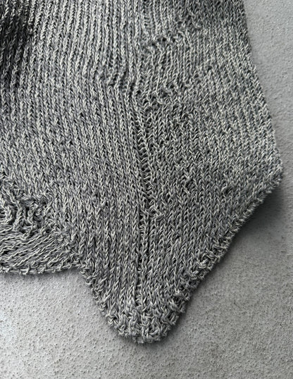 Carol Christian Poell 2010 ‘KM/2721-IN XΞNIT/3' XPOSED Reflective Sleeveless Knit Sweater