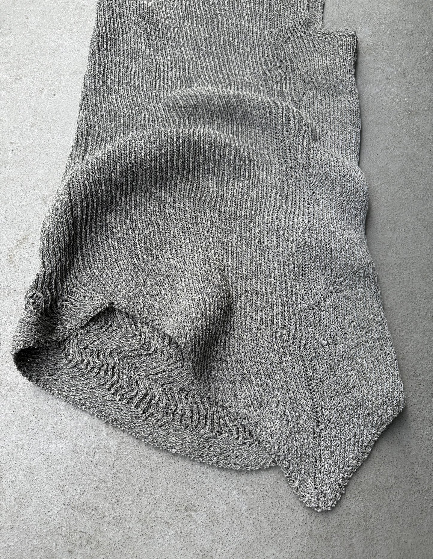 Carol Christian Poell 2010 ‘KM/2721-IN XΞNIT/3' XPOSED Reflective Sleeveless Knit Sweater