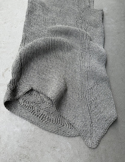 Carol Christian Poell 2010 ‘KM/2721-IN XΞNIT/3' XPOSED Reflective Sleeveless Knit Sweater