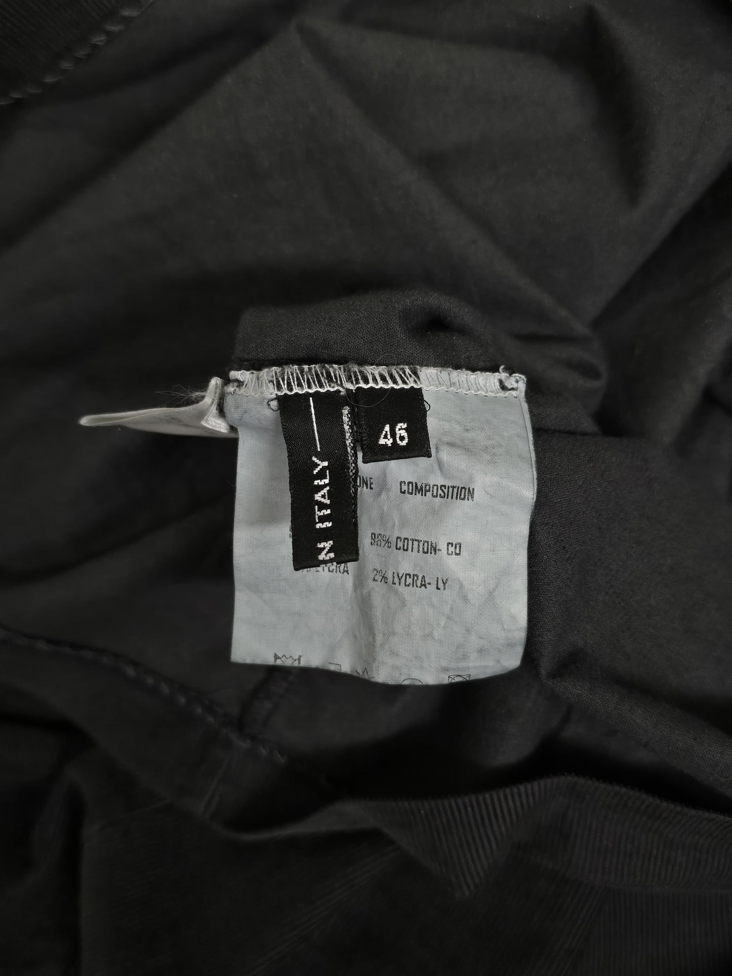 Carol Christian Poell AW00-01 "NEEDLE" Grey Corduroy Tank Top detail | DRIEW GARMENTS