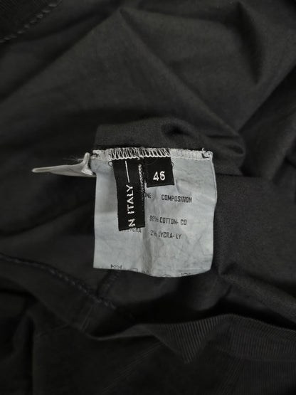 Carol Christian Poell AW00-01 "NEEDLE" Grey Corduroy Tank Top detail | DRIEW GARMENTS