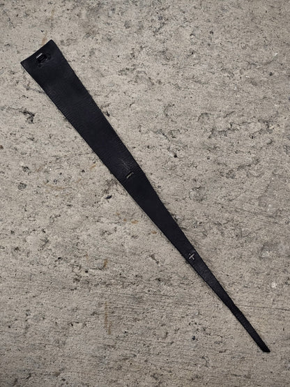 m.a+ 'A-F0K3 GR 3.0' Croissant Cow Leather Wristband