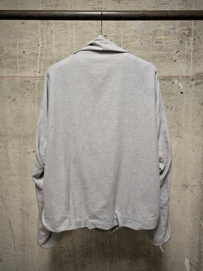 DEEPTI Graduate Collection 2005 Light Grey Cotton Cocoon Bomber Jacket
