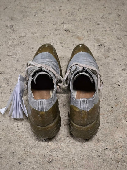 Carol Christian Poell 'AF/0900LR ROOMS-PTC/33' Object-dyed Kangaroo Leather Drip Derbies