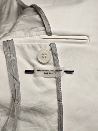DEEPTI Collection °024-025 Special Order 'LJ-160 RAF-15 Long Leather 2-Button Jacket With Cutaway Detail