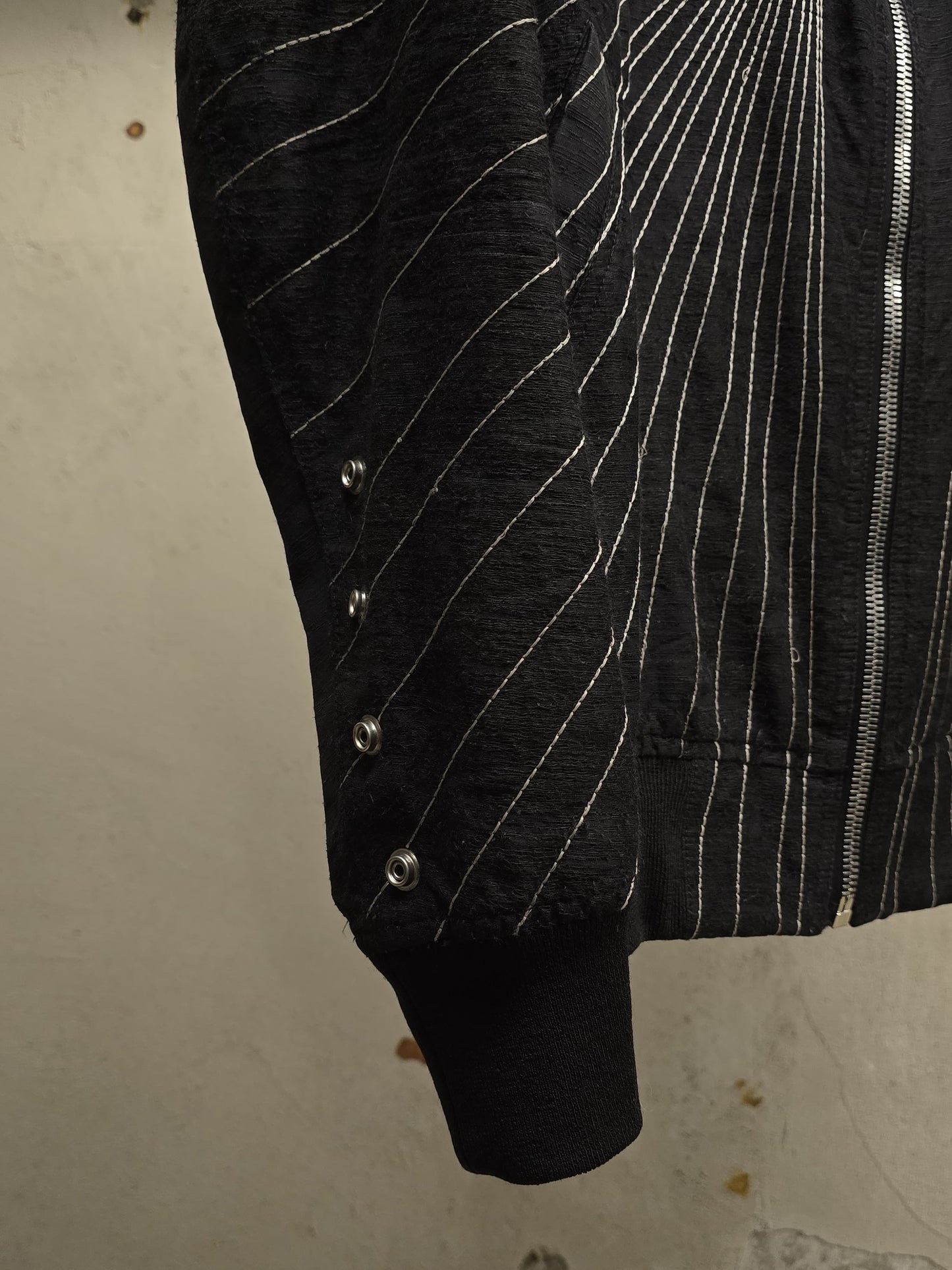 Rick Owens SS17 "WALRUS" Radiant Embroidered Bomber Jacket detail | DRIEW GARMENTS