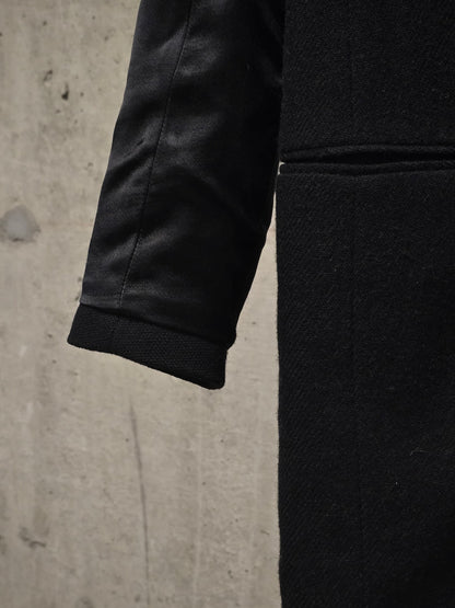 Haider Ackermann 2010s Wide Peak Lapel Open Front Tuxedo Coat