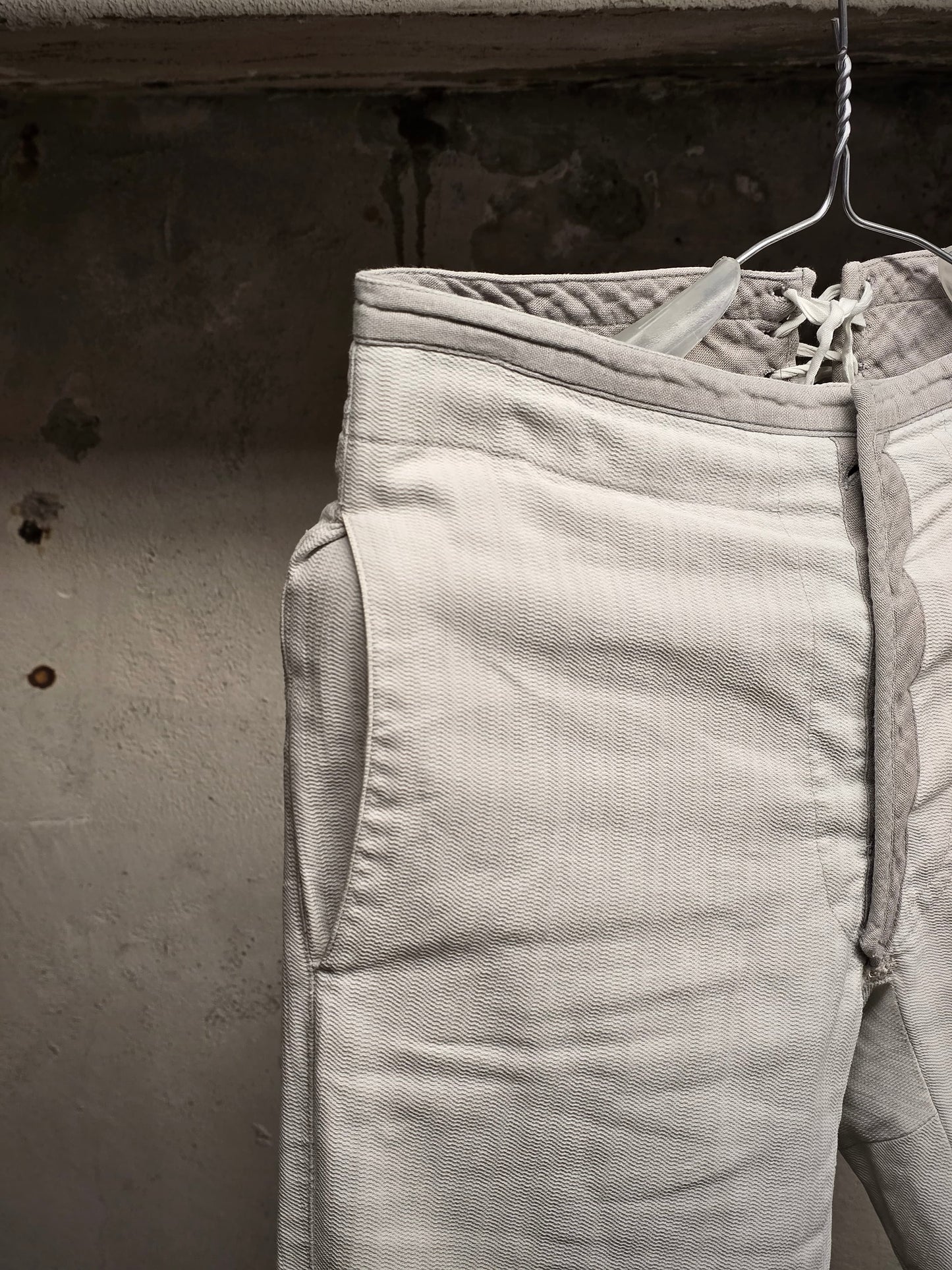 Carol Christian Poell SS02 "Traditional Escape" 'PM/1602MOVE' Corset Back Skinny Trousers