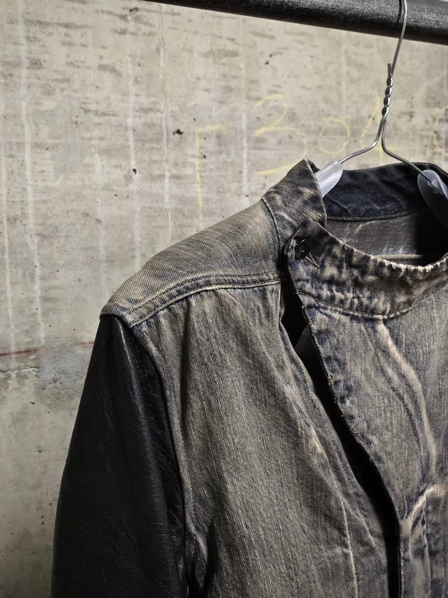 Rick Owens DRKSHDW AW12 "MOUNTAIN" DNA DUST Hybrid Slave Denim Jacket
