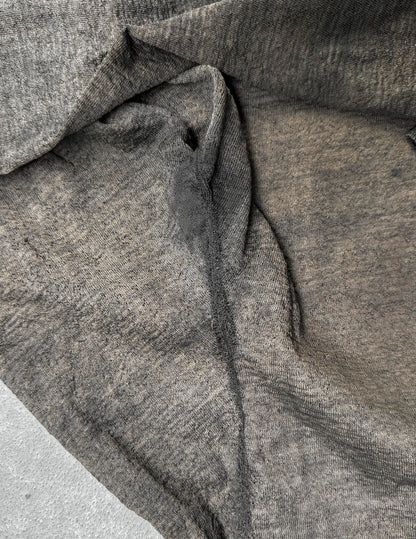 DEEPTI Collection °014-015 ‘K-034 999/925’ Oxidized .999 Silver Open Neck Knit Long-sleeves