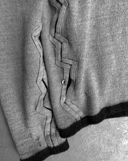 DEEPTI Collection °017-018 "Broken Formality" Crash Seam Reversible Knit Long-sleeves