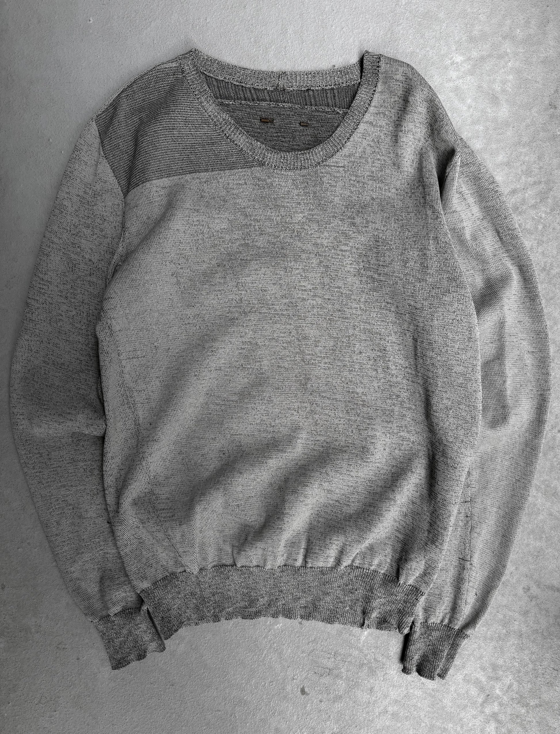 Gray sweatshirt on a gray background