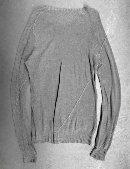 DEEPTI Collection °022-023 'K-164 LUX/33' Reflective Grey Knit Sweater