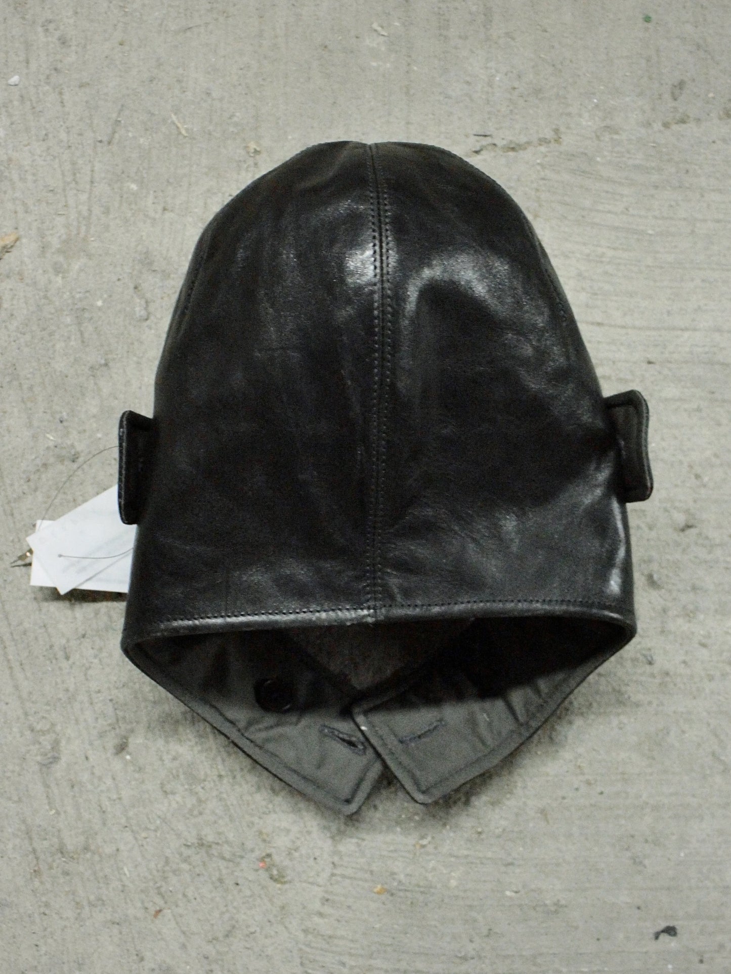 DEEPTI Collection °025-026 'LA–175R' Padded One-piece Horse Leather Aviator Hat