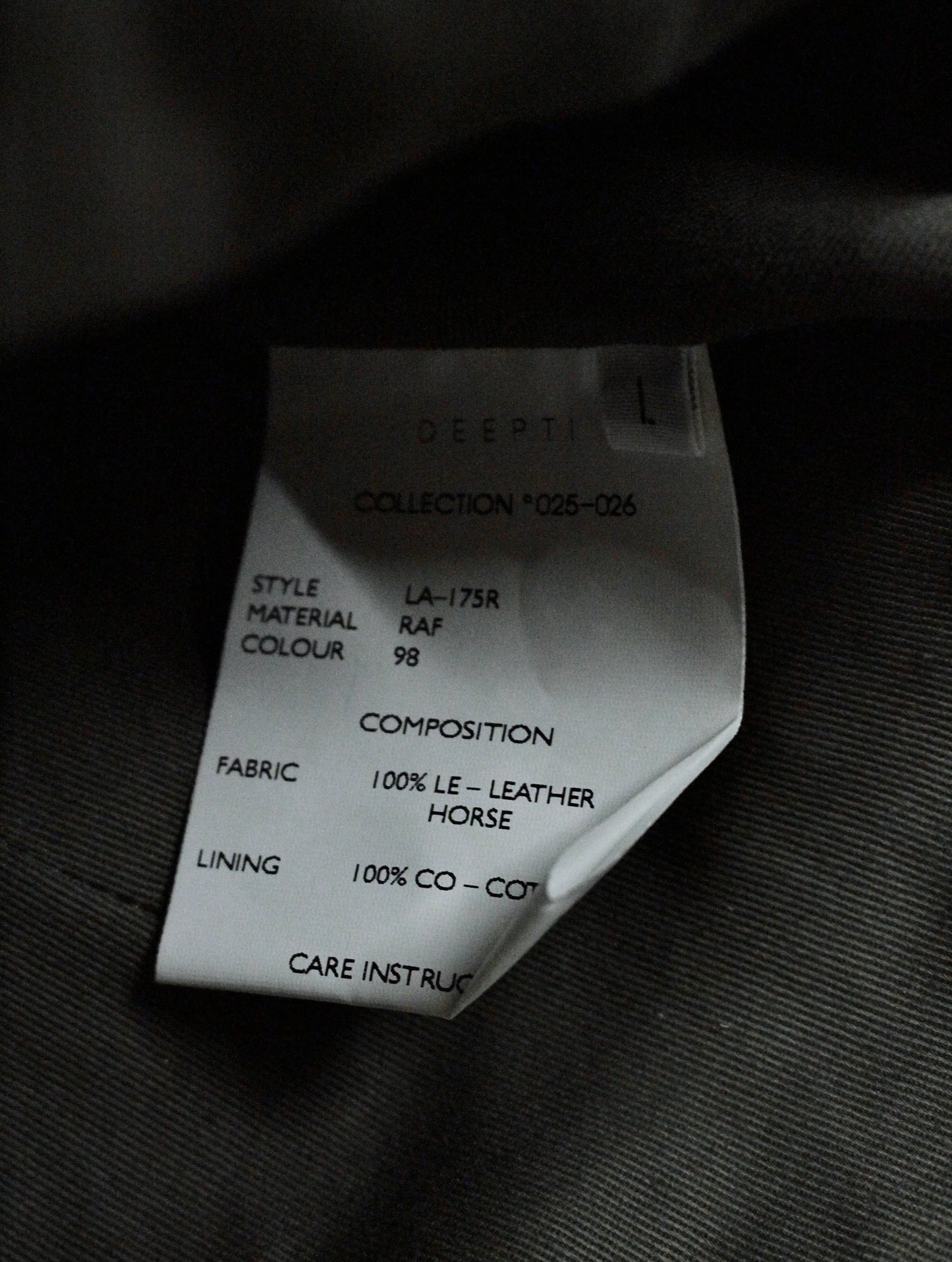 DEEPTI Collection °025-026 'LA–175R' Padded One-piece Horse Leather Aviator Hat