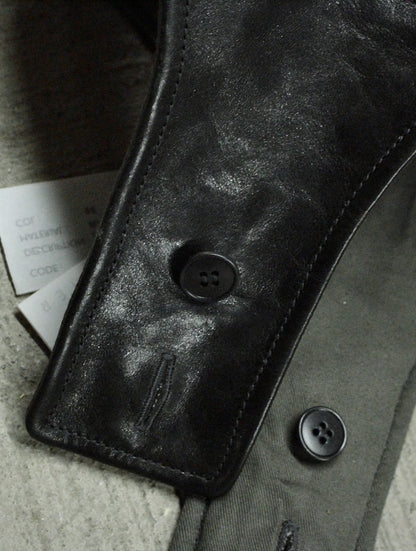 DEEPTI Collection °025-026 'LA–175R' Padded One-piece Horse Leather Aviator Hat