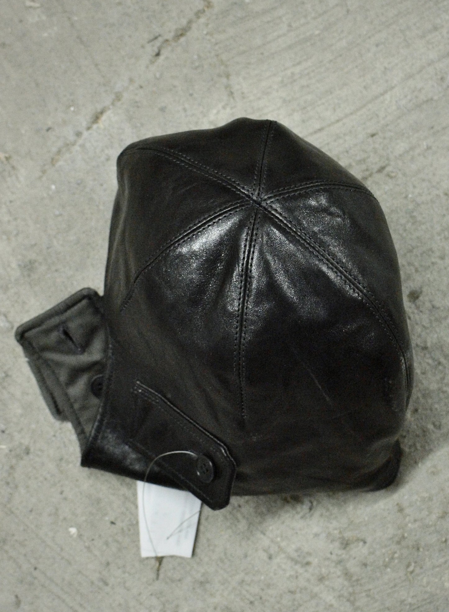 DEEPTI Collection °025-026 'LA–175R' Padded One-piece Horse Leather Aviator Hat