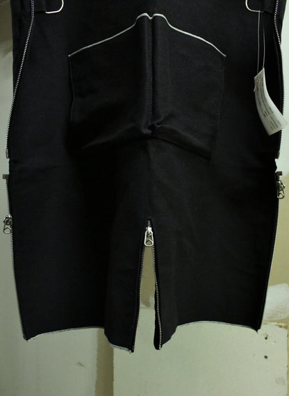 DEEPTI Collection °025-026 'V–154' Reflective Selvedge Denim Apron Vest