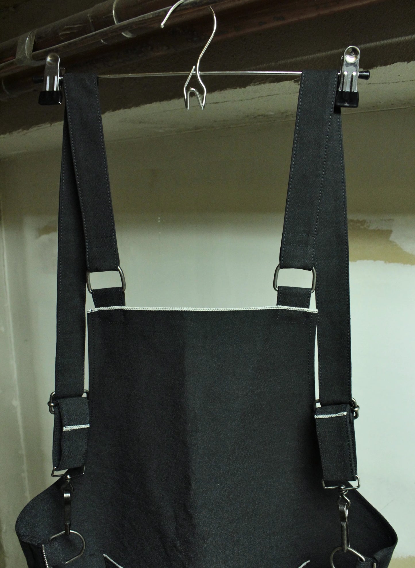 DEEPTI Collection °025-026 'V–154' Reflective Selvedge Denim Apron Vest