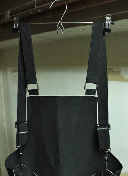 DEEPTI Collection °025-026 'V–154' Reflective Selvedge Denim Apron Vest